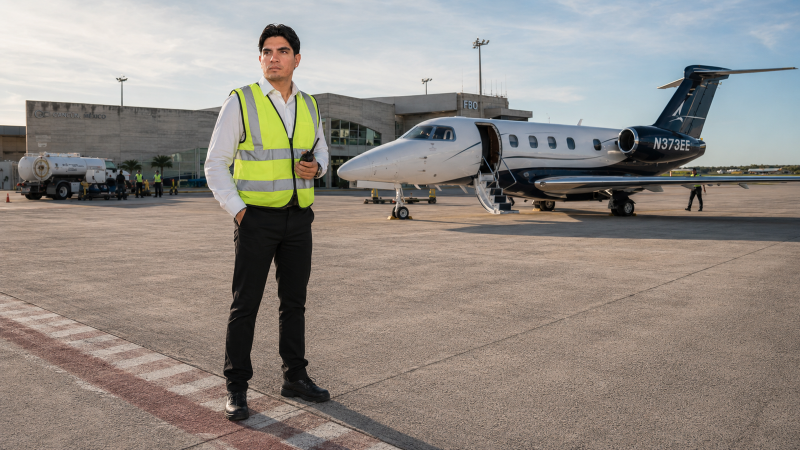 Executive aviation handling coordination