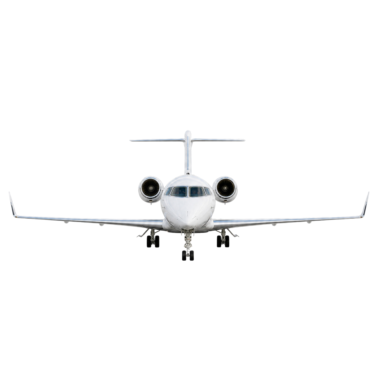 Front view of a super mid private aircraft