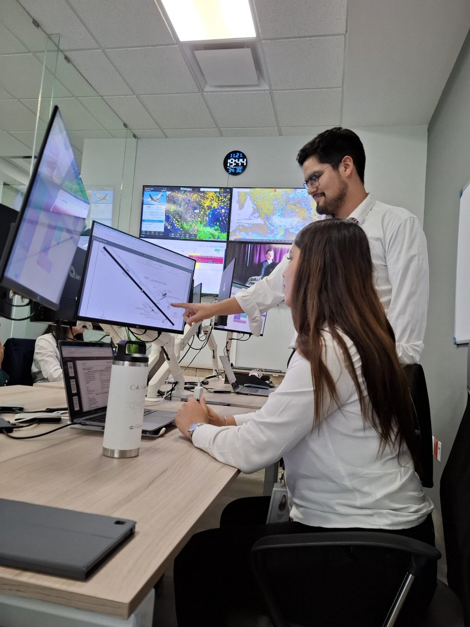 Canon Air operations team coordinating a flight