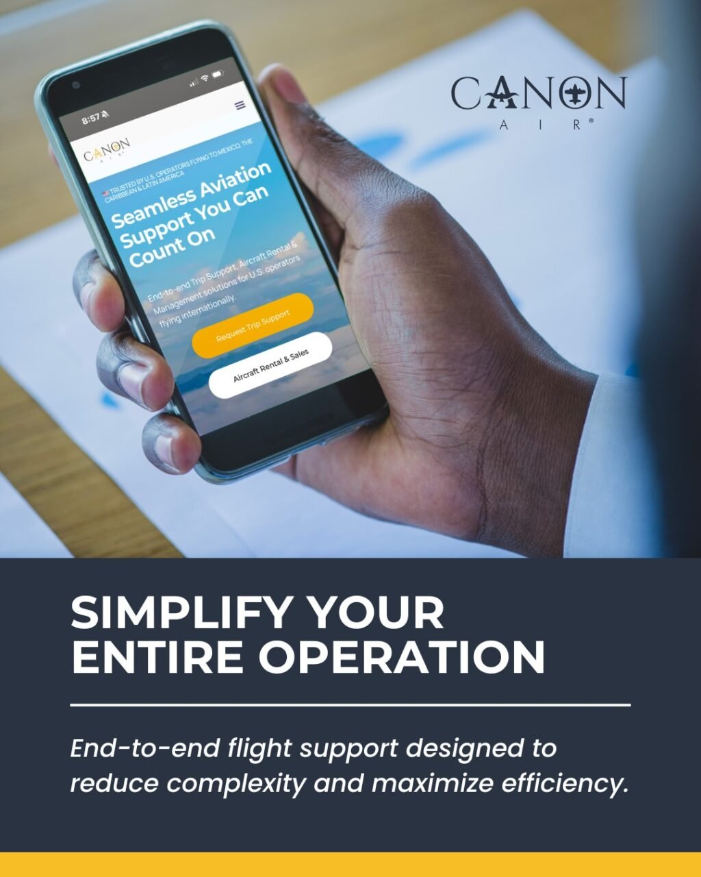 Instagram post from canonairservices. This post is in position 4.